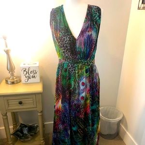 Womens Boston Proper sleeveless Maxi dress. Gently used in mint condition. Sz 4
